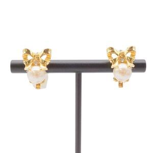 Givenchy Pearl Bow Earrings